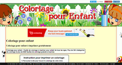 Desktop Screenshot of coloriagepourenfant.com